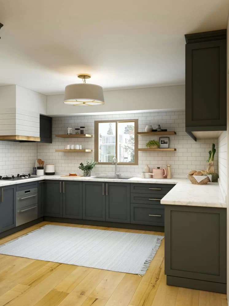 A remodeled kitchen made possible with Buildet financing